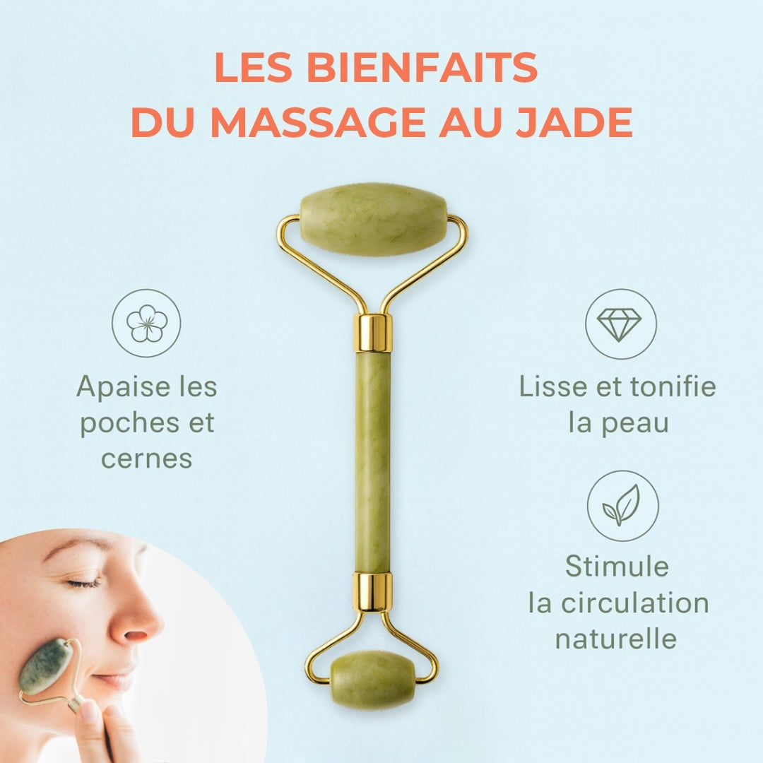 Rouleau de Jade Ritualéa – Massage Visage Naturel